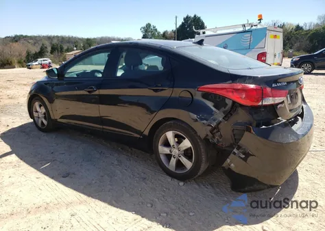 2012 Hyundai Elantra Gls из США, поврежденный, VIN 5NPDH4AE6CH072968